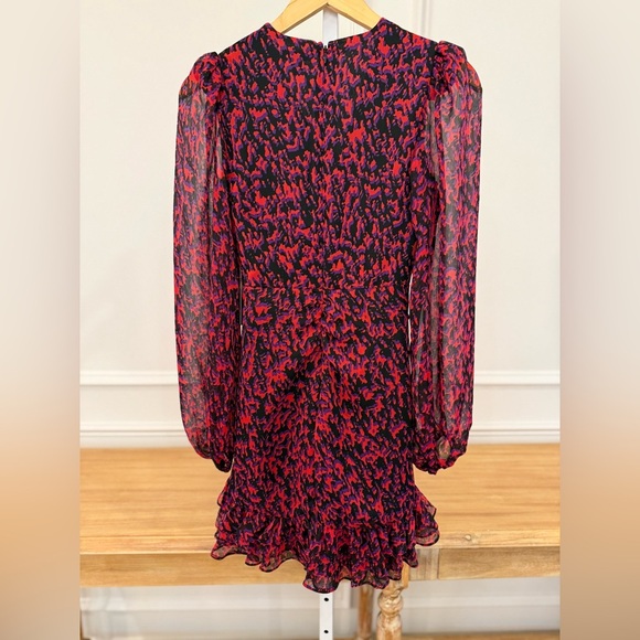 Express Red Sheath Dress with Bishop Sleeves NWT - Picture 6 of 9